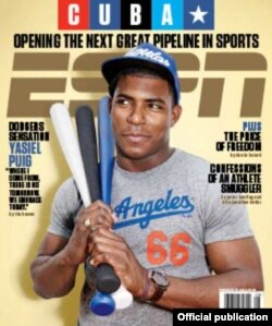 Puig en la portada de ESPN.