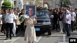 la ceremonia fúnebre en La Habana