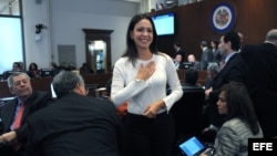 La diputada opositora venezolana Maria Corina Machado.